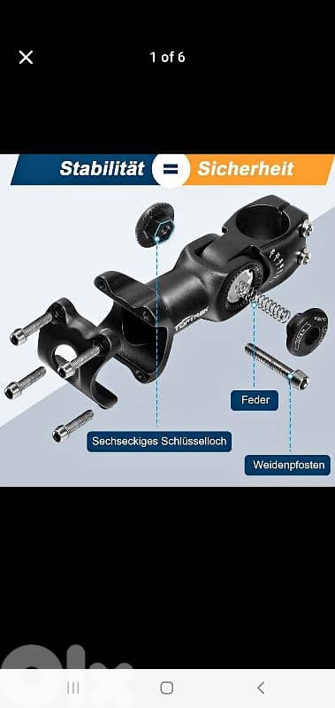 bicycle adjustable stem (brand new) 2