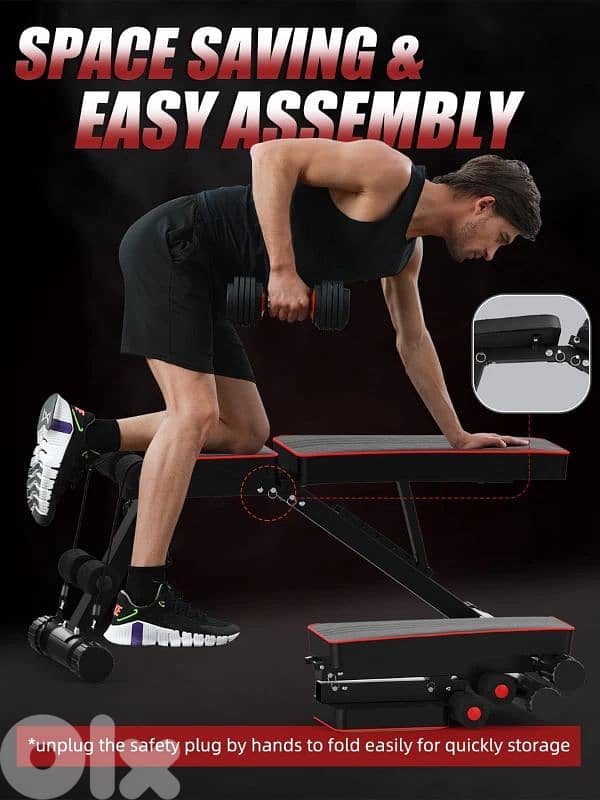 Adjustable Foldable Weight Bench 1