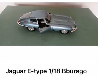 jaguar E type 1/18