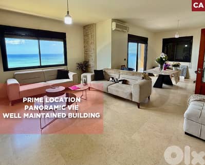 parking, 3 balconies, sea view, Kfaryassine/كفرياسين REF#CA134496