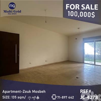 JC-4278 / Apartment for Sale in Zouk Mosbeh, شقة للبيع في ذوق مصبح
