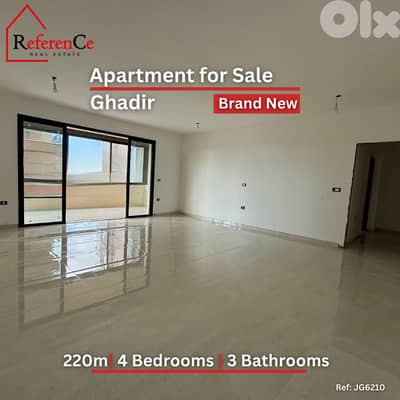 Brand new apartment in Ghadir for sale شقة جديدة في غادير للبيع