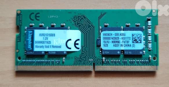 8gb ddr4 ram kingston kvr2