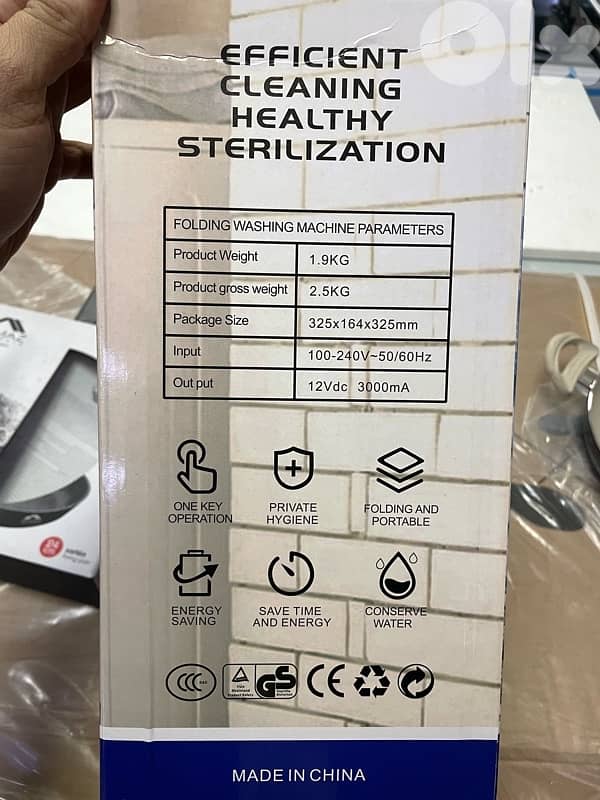 washing machine 2 kg folding 1