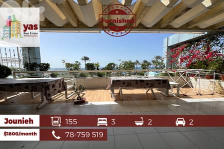 Jounieh/Malibu 155m2 | 25m2 Terrace | Chalet | Furnished | Rent | EH/Y