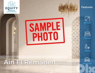 300 SQM Apartment For Sale In Ain El Remaneh شقة للبيع #HH265172