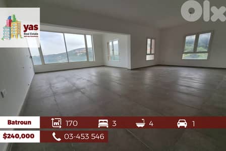 Batroun 170m2 | Brand New | Well Lighted | Open View | MCH