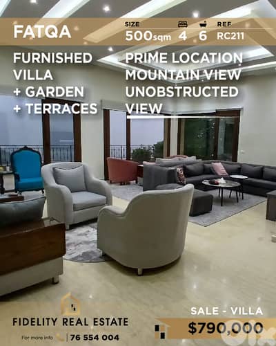 Villa for sale in Fatqa RC211 فيلا للبيع في  فاتقا