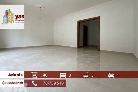 Adonis 140m2 | Well Lighted | Calm Area | Catch | Rent | RH/MA