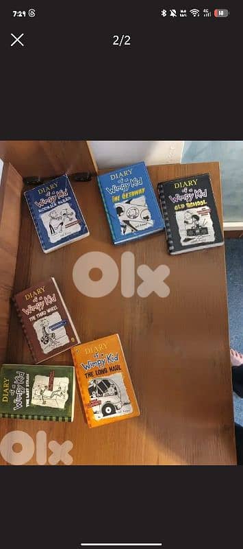 6 WIMPY KID BOOKS 1