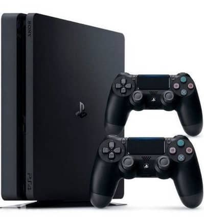 ps4 slim 500 gb with 2 original controller
