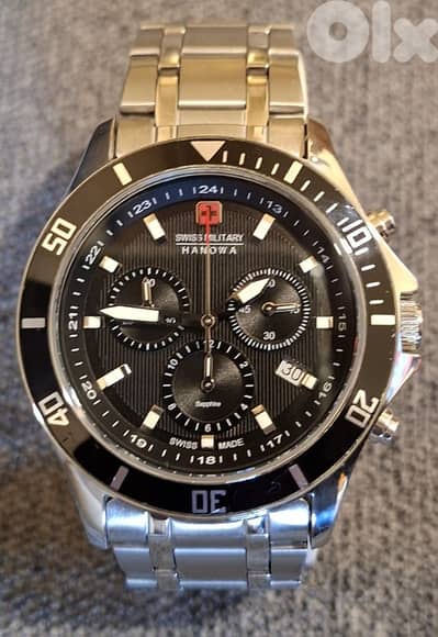 Swiss military automatic and chronograph
