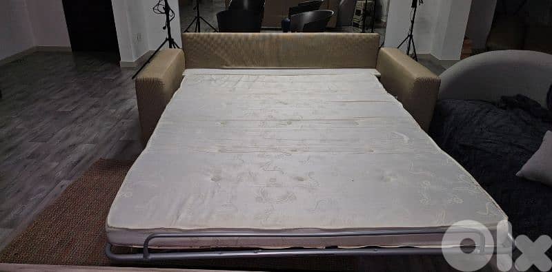 Sofa Bed (Convertible) – 2 in 1 – Good Condition 1