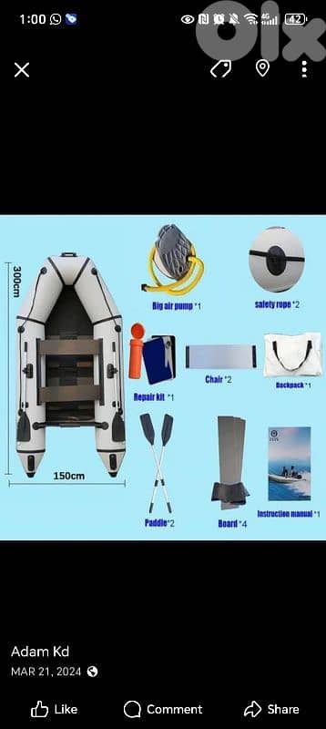inflatable boat Zodiac 2