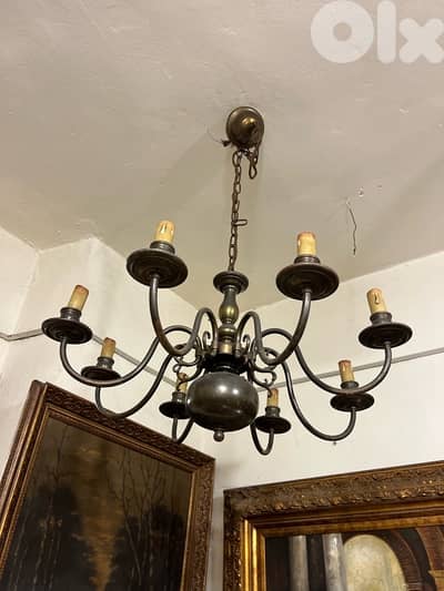 ثرية عدد ٢ برونز هولندي شغل ناعم ولا اروع للصالون والسفرة سعر لقطة