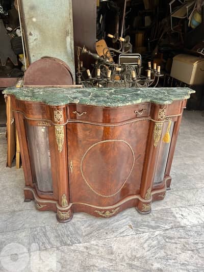 consol كونسول باهو خشب جوز ناعم ولا اروع وجه رخام من اجمل القطع