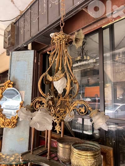 Bronze frensh chandellier ثريا برونز فرنسية انتيك روعة