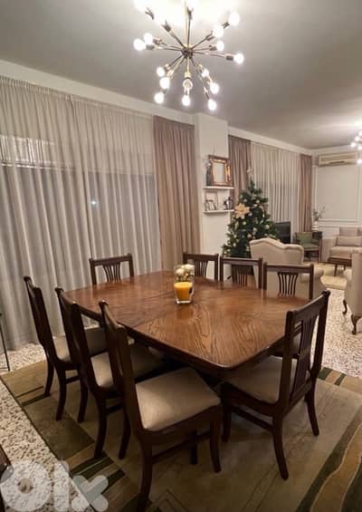 Full Dining Room -  غرفة سفرة كاملة خشب طبيعي
