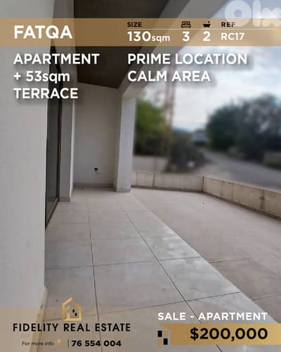 Apartment for sale in Fatqa RC17 شقة  للبيع في فتقا