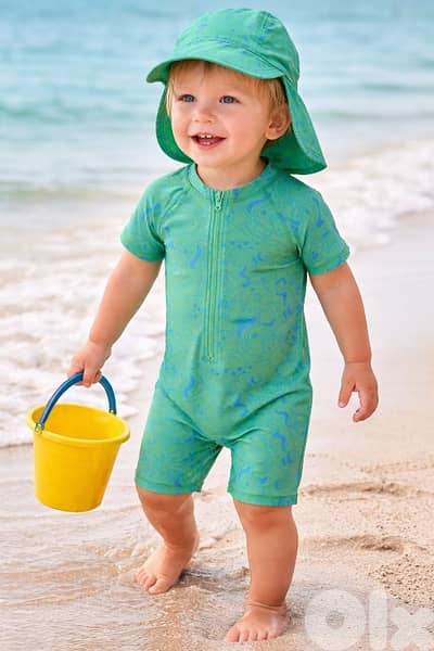 Boys Swimsuit 2 pieces Size 12 Months