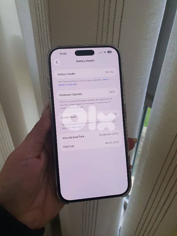 I phone 16 pro max used like new 2