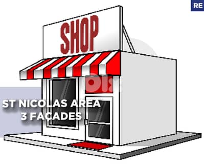 3 Façades, prime location, achrafieh, St. Nicolas/أشرفية REF#RE134549