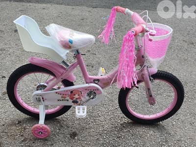 Girls bike size 16" for 5 years old till 8 years (brand new)