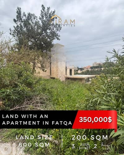 Fatqa  Land Zone:600 sqm  Apartment:200 sqm