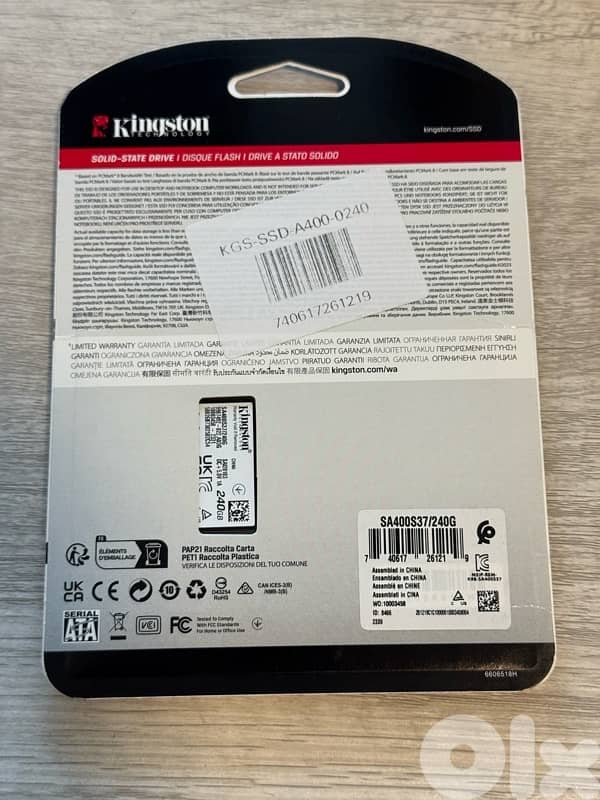 kingston SSD 240GB 1