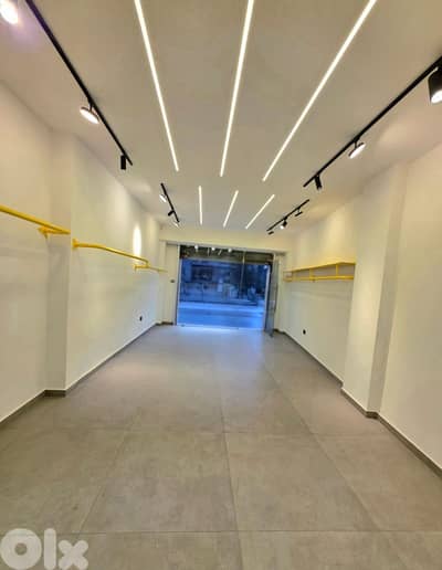 47 Sqm Decorated Shop For Sale In Zalka محل للبيع في الزلقا