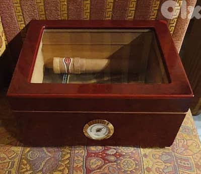 humidor cigar box x size uper glass