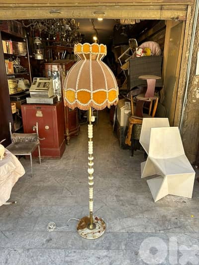Frensh lampadaire onix& bronze salon لمبادير فرنسي عامود انتيك اونيكس