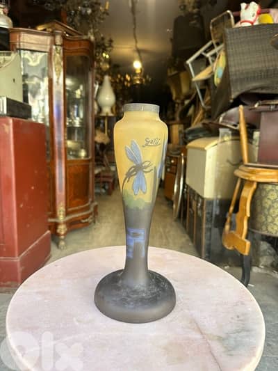 Vase Emile galle 33 cm original galle flower 400$