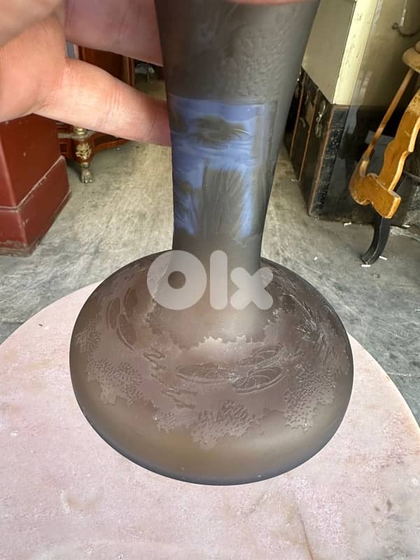 Vase Emile galle 33 cm original galle flower 400$ 3