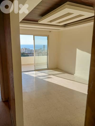 150 SQM Apartment in Bsalim, Metn with a Breathtaking Sea View