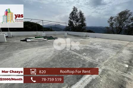 Mar Chaaya 820m2 | Rooftop For Rent | Perfect Investment | TCH