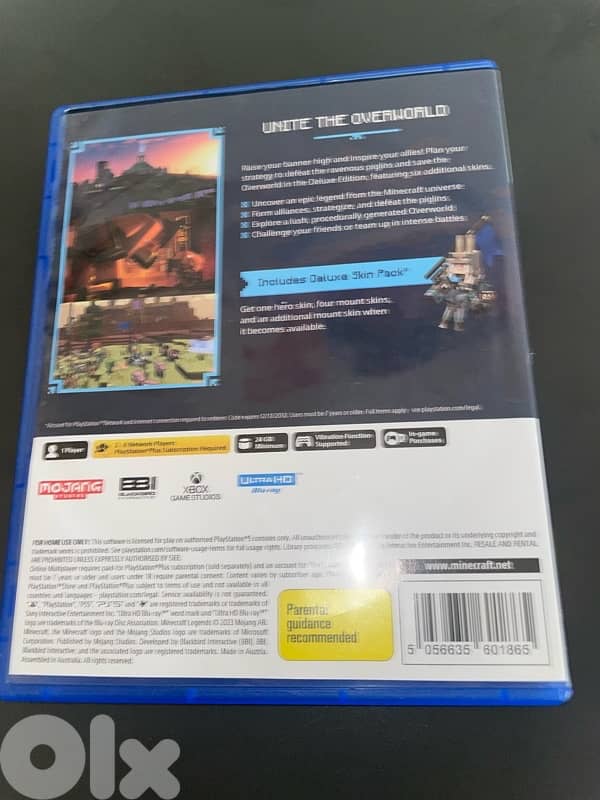 PS5 Minecraft Legends Deluxe Edition – New Sealed Disc 2