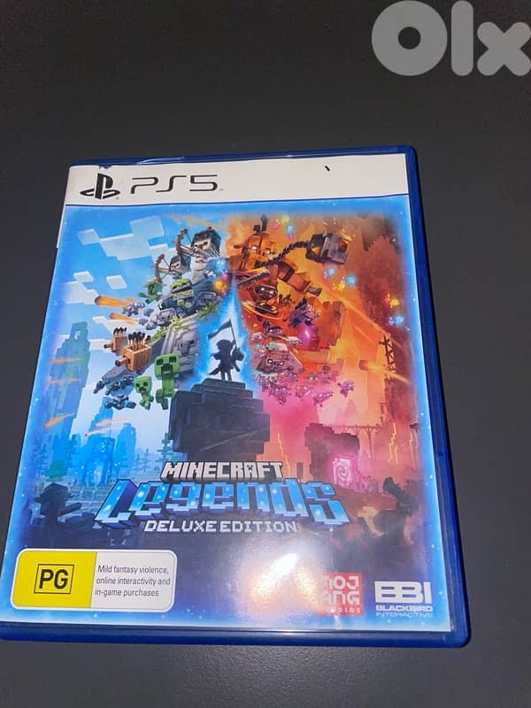 PS5 Minecraft Legends Deluxe Edition – New Sealed Disc 3