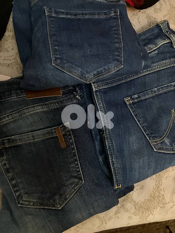 jeans and shirts small size 3