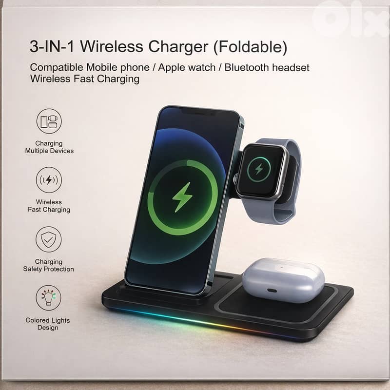 3 in 1 Wireless Charger 2