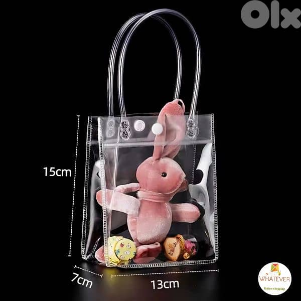 Clear Gift Bags with Handles 2