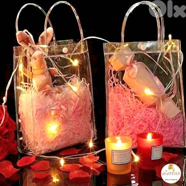Clear Gift Bags with Handles 4