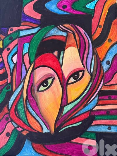 رسم اكريليك