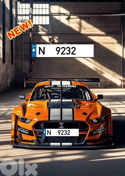 Special car number: N 9232