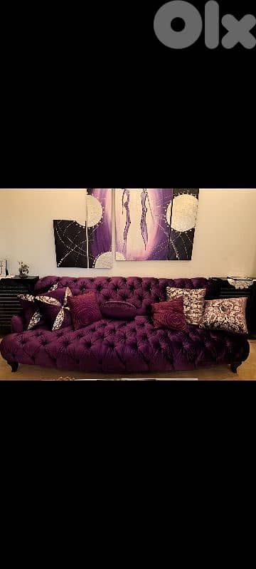 purple couch