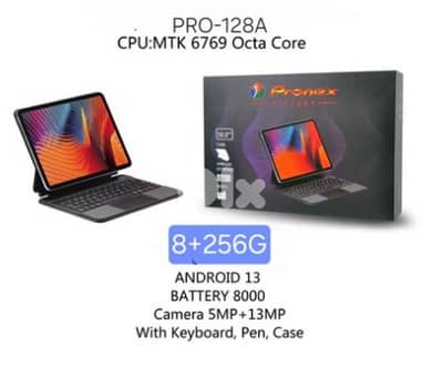 Pronex Tablet 11” 8GB RAM - 256GB ROM
