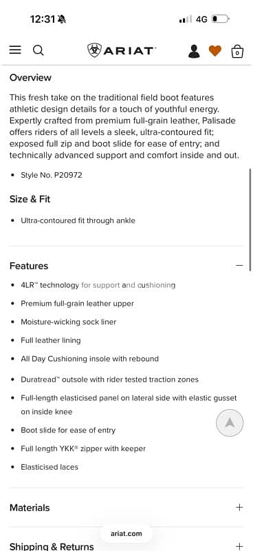 Ariat Riding boots 4