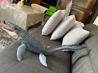 Dainasour toy able to open and close the mouth manual