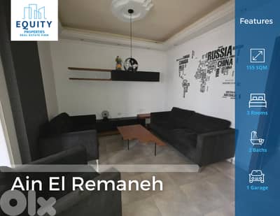 155 SQM Apartment For Sale In Ain El Remaneh شقة للبيع #HH264172