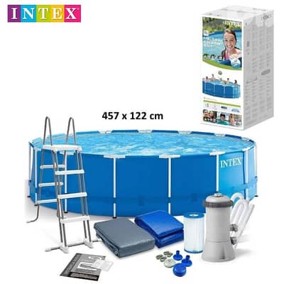 INTEX Metal Frame Pool 4.57m x 1.22m
